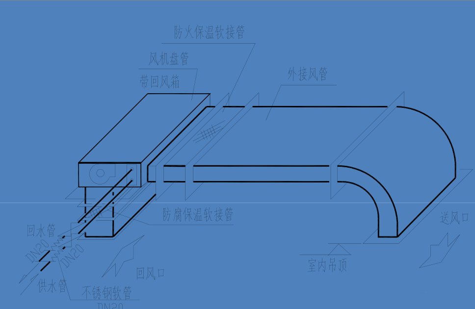 風(fēng)機(jī)盤管安裝技術(shù)要求、示意圖與節(jié)點(diǎn)說明
